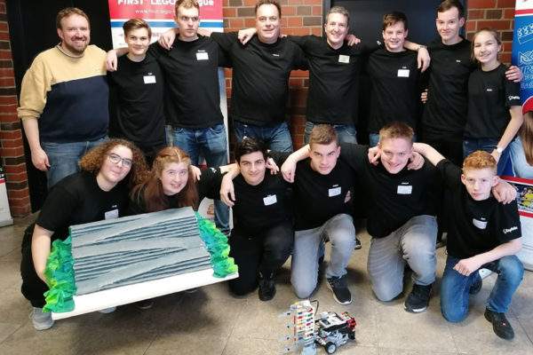 First Lego Leage – „Wigbots“ beim Halbfinale in Mannheim